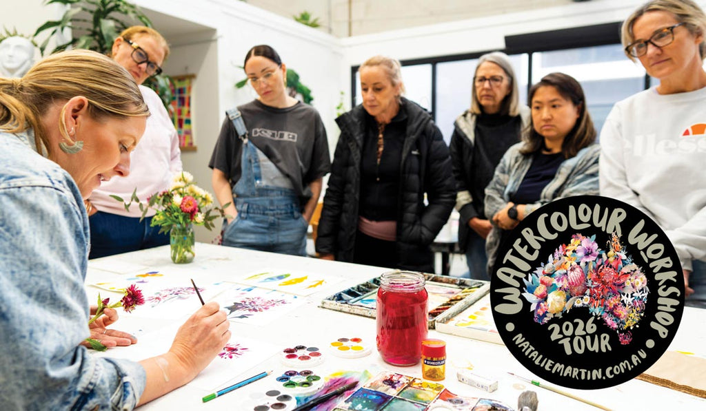 The Countdown Is On: Watercolour Workshop Tour Kicks Off in Two Months!