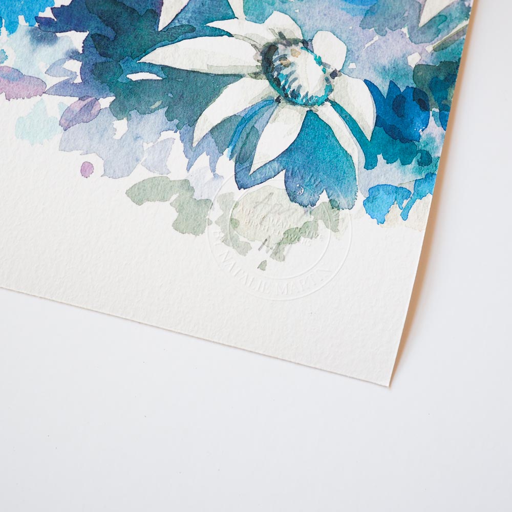 'April' Flannel Flower Birth Flower Art Print