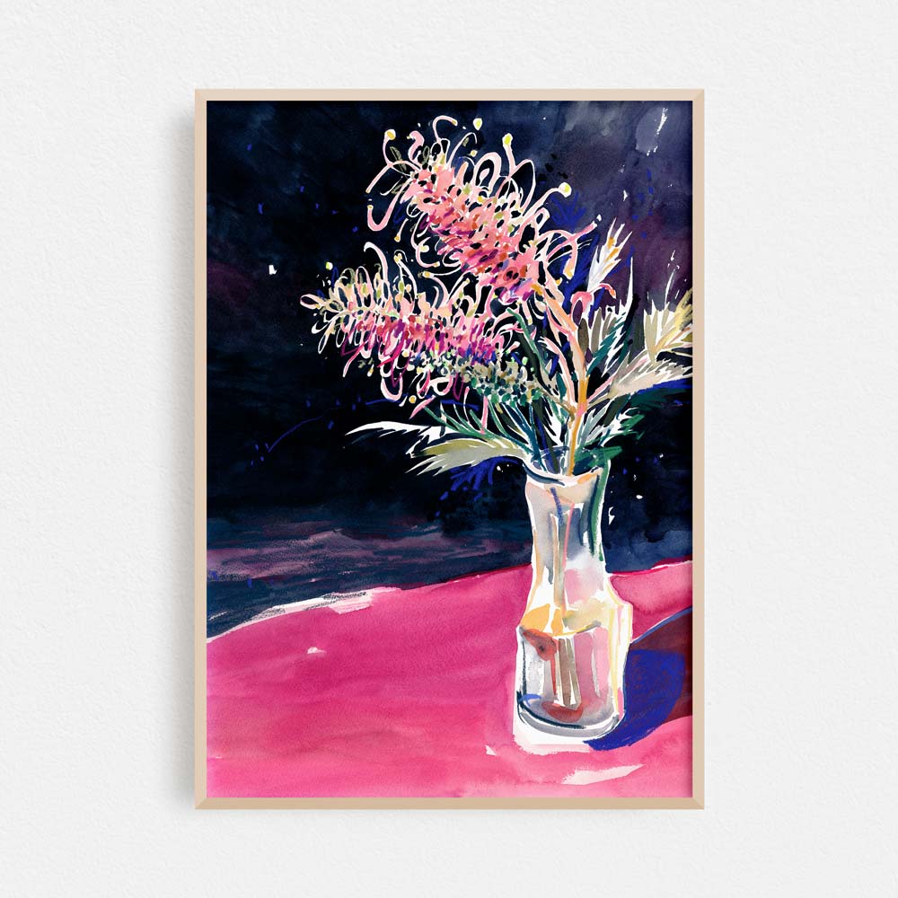 'A Carafe of Grevillea' Limited Edition Print