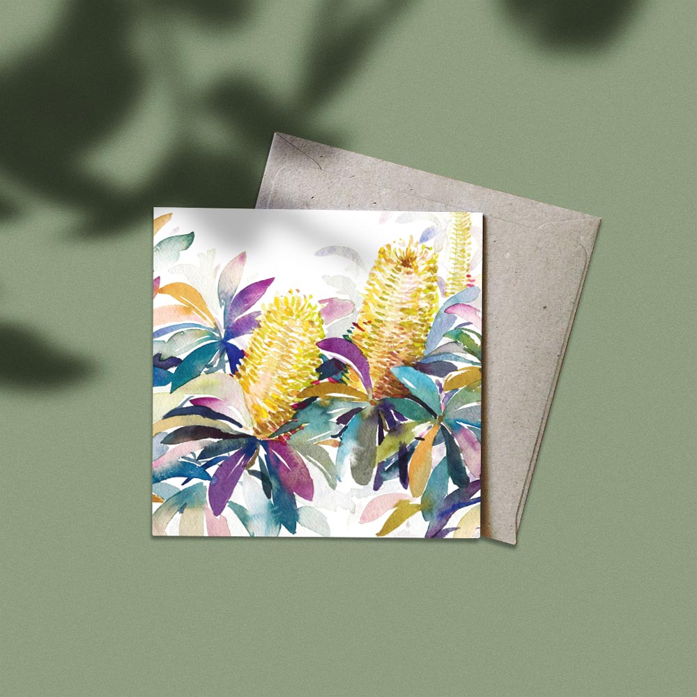 'August' Greeting Card