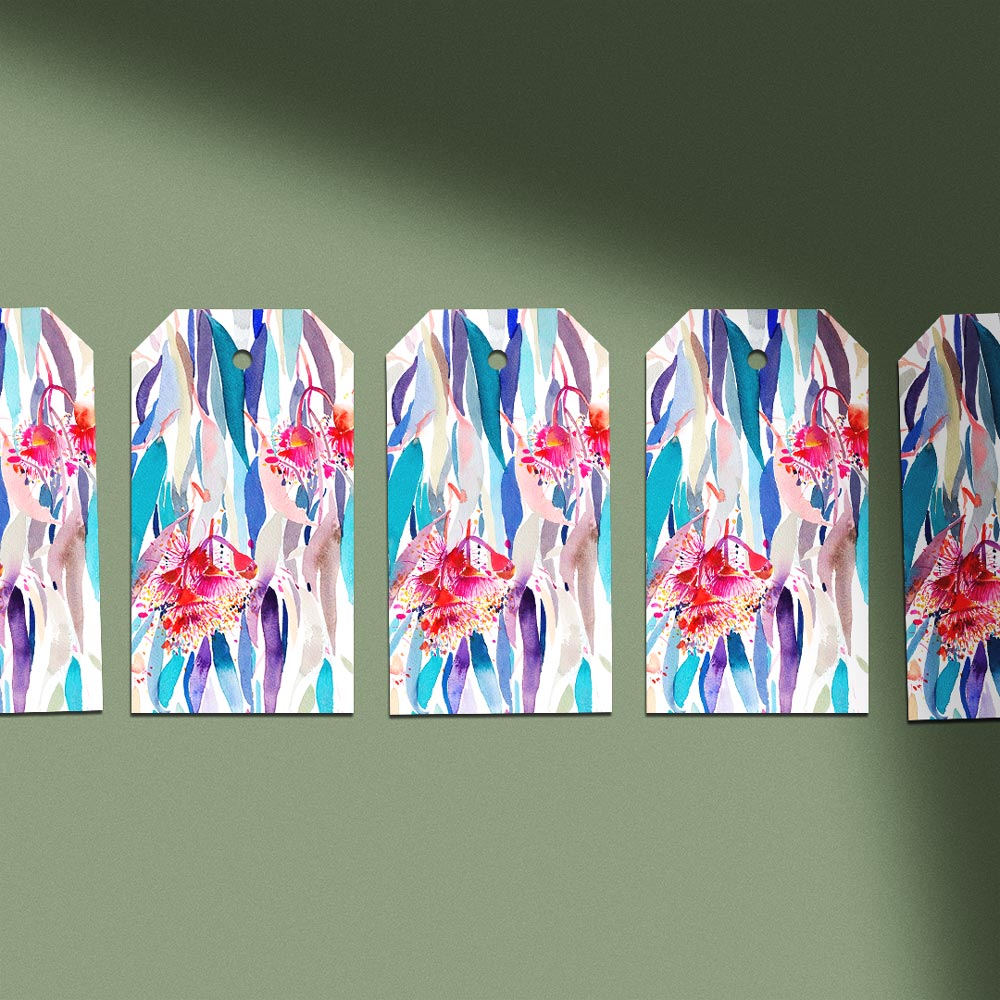 &#39;Cascade&#39; Gift Tag Pack of 5