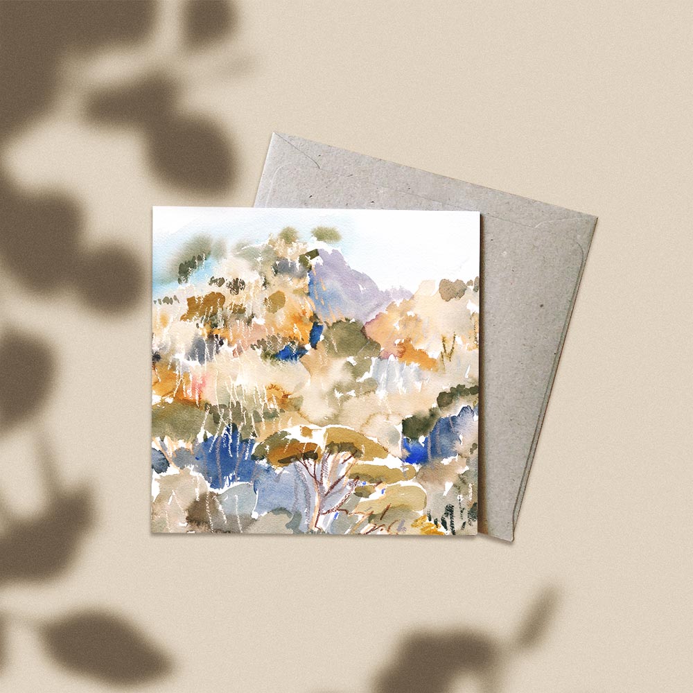 'Colours of the High Plains' Greeting Card