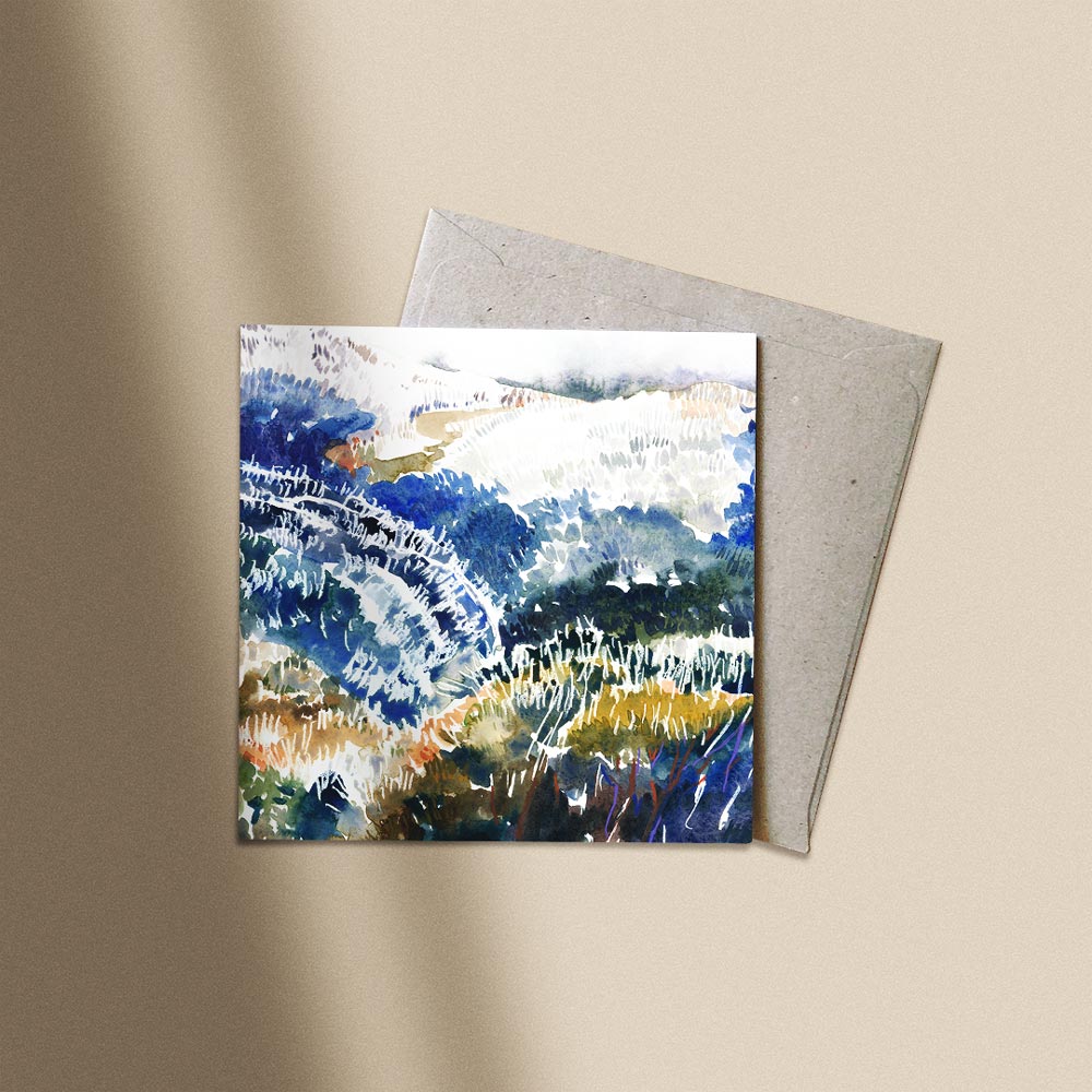 'Valley View' Greeting Card