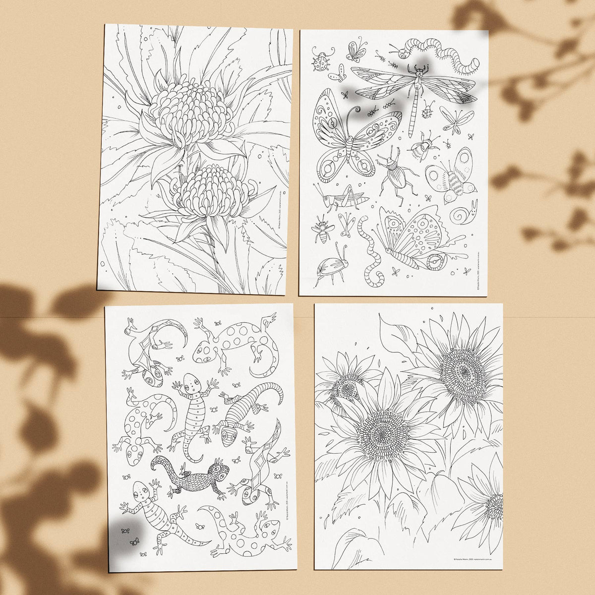 Free Colouring-in Templates by Natalie Martin - Natalie Martin ...