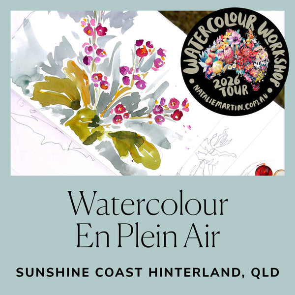 1 Day Watercolour En Plein Air Workshop - Sunshine Coast Hinterland, QLD