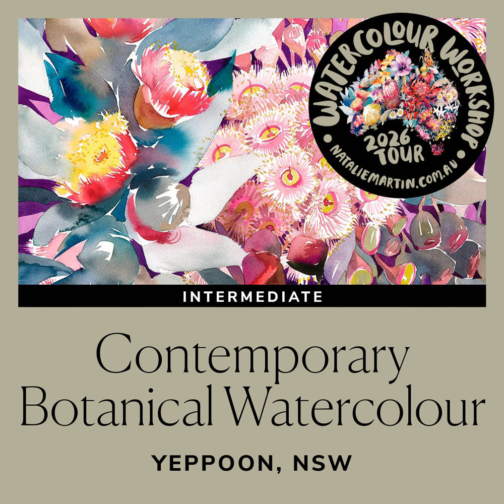 1 Day Intermediate Contemporary Botanicals Workshop - Yeppoon, QLD