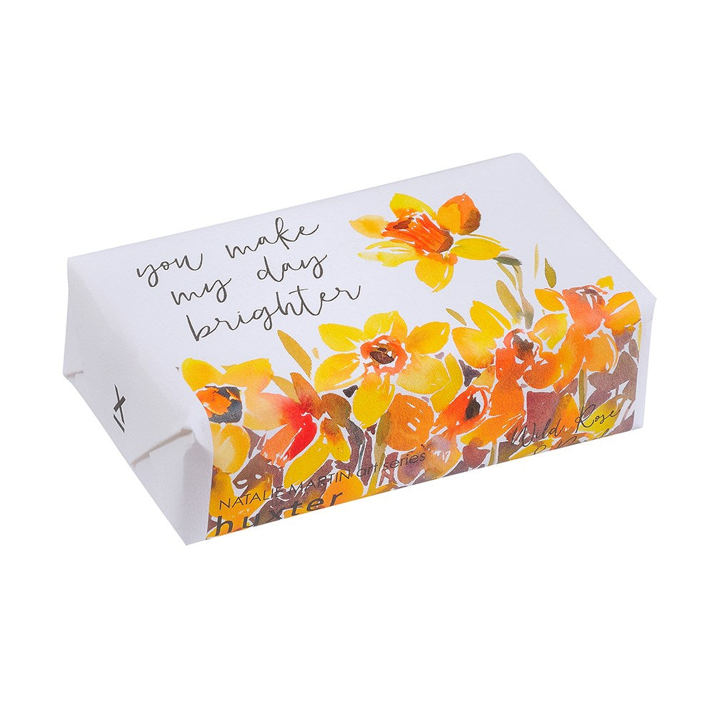 'You Make My Day Brighter' Wild Rose Huxter Soap