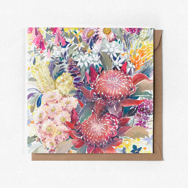 'A Year in Bloom' Greeting Card
