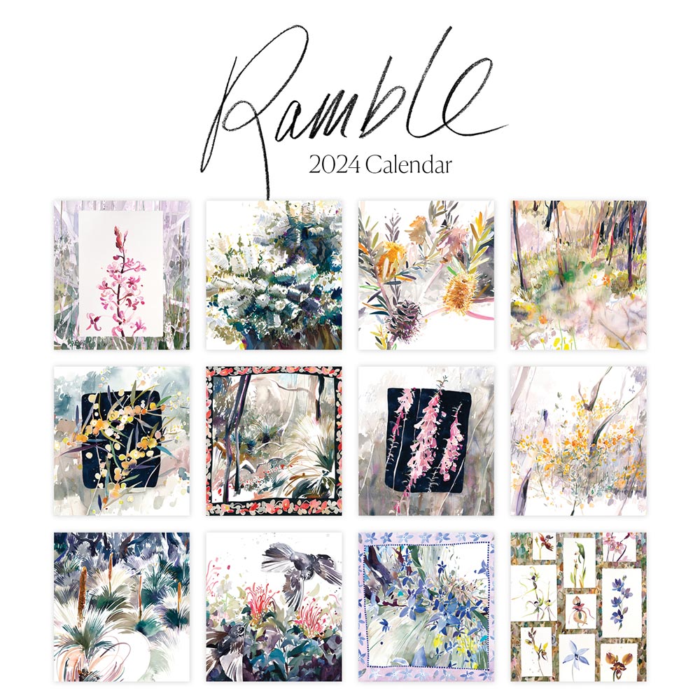 'Ramble 2024 Calendar' by Natalie Martin. NEW and IMPROVED format!