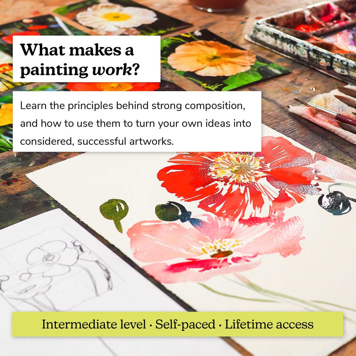 'Compose, Paint, Create Part 1' Online Course