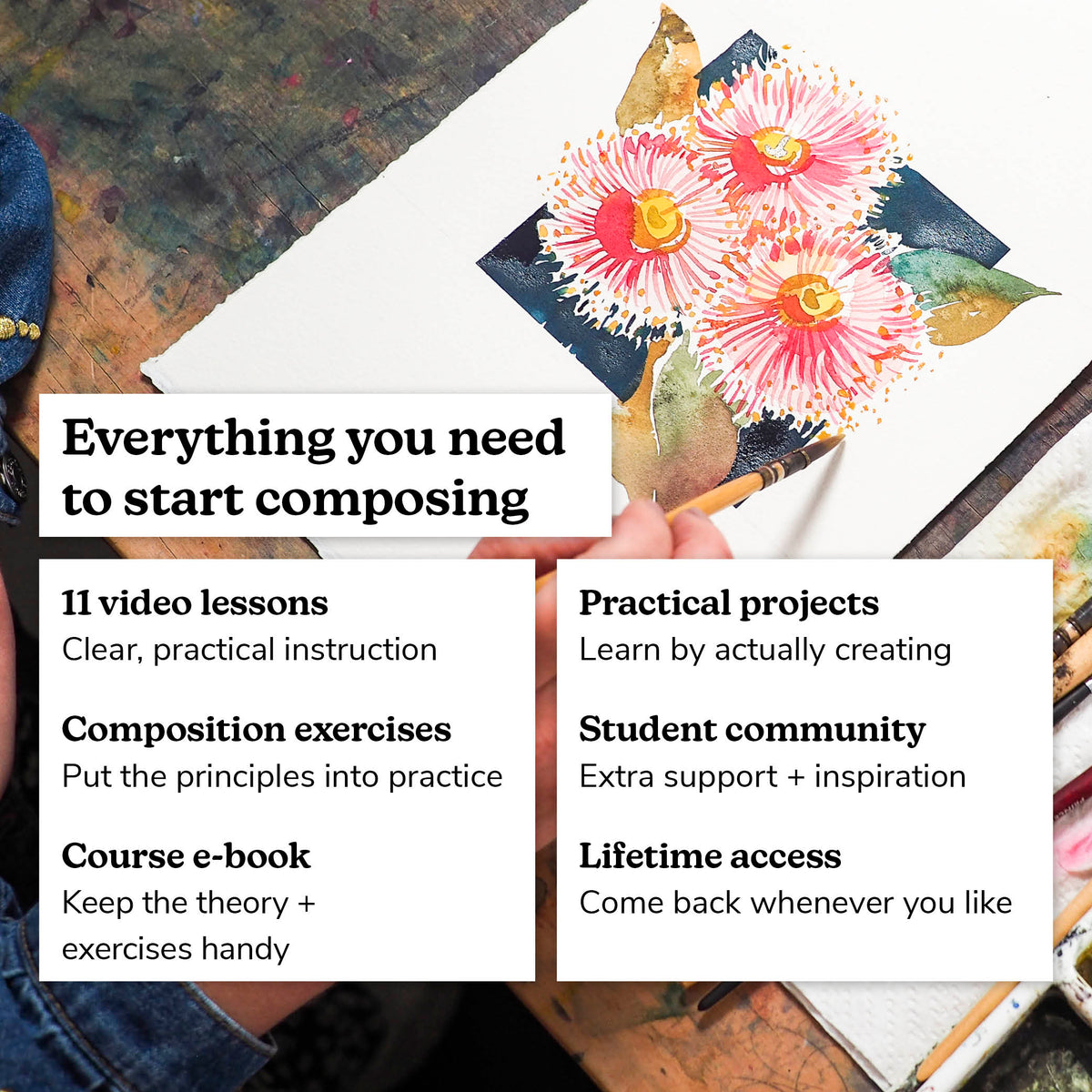 'Compose, Paint, Create Part 1' Online Course