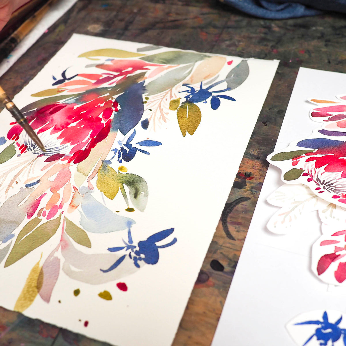 Watercolour Explorations: Spring Florals in Mixed Media Online Course
