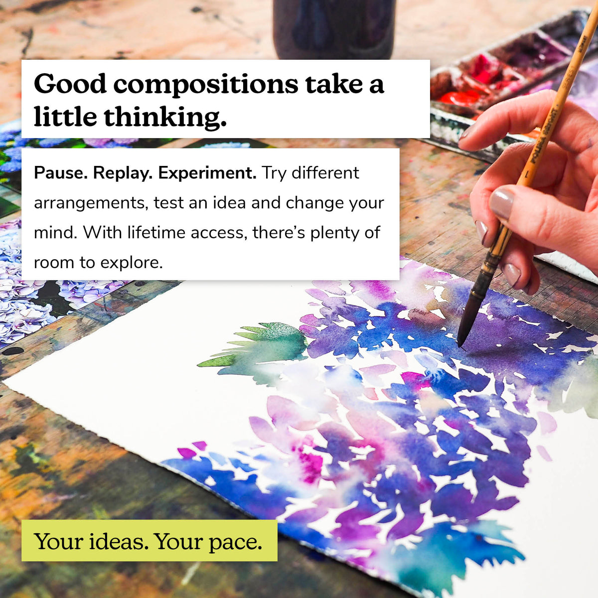 'Compose, Paint, Create Part 1' Online Course