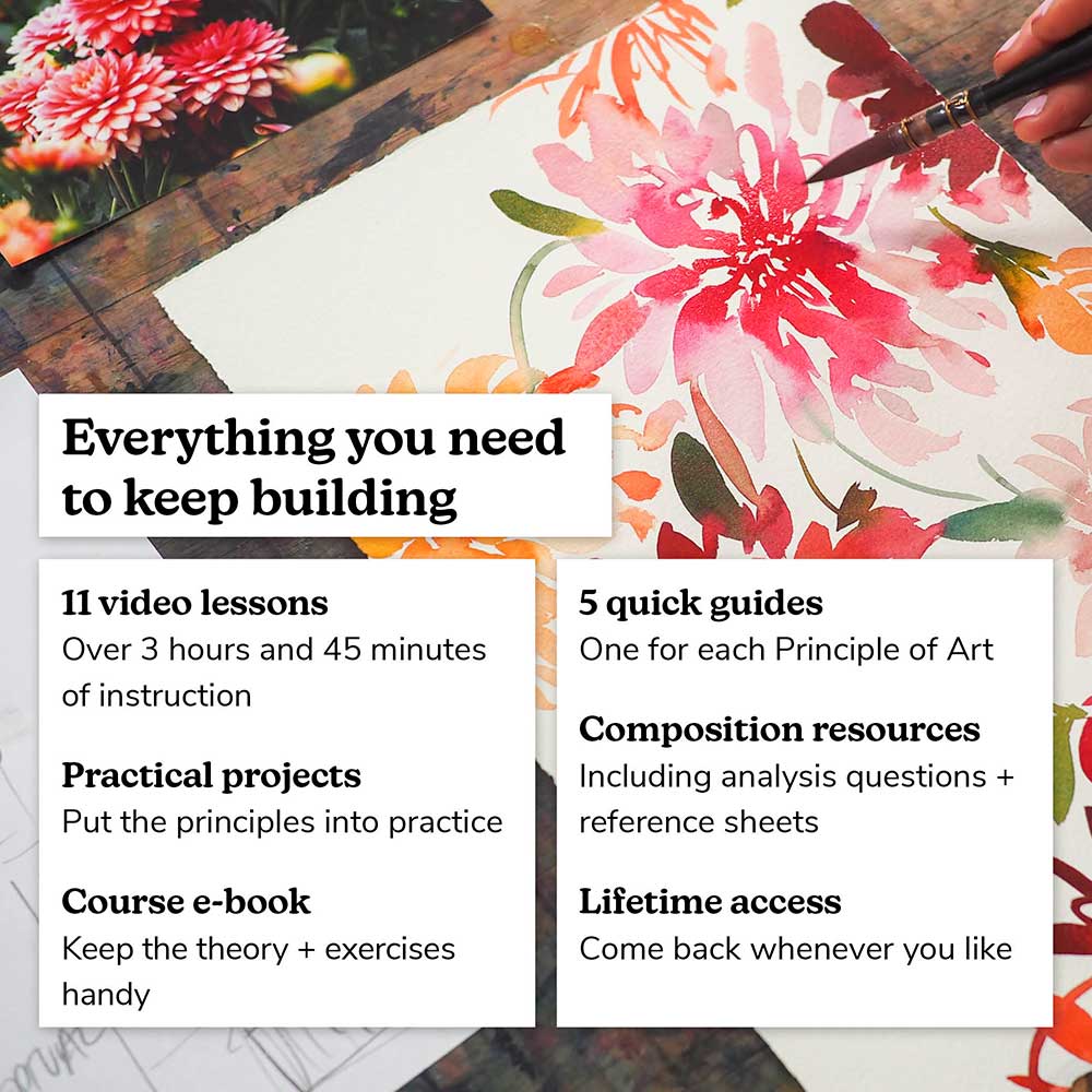 'Compose, Paint, Create Part 2' Online Course