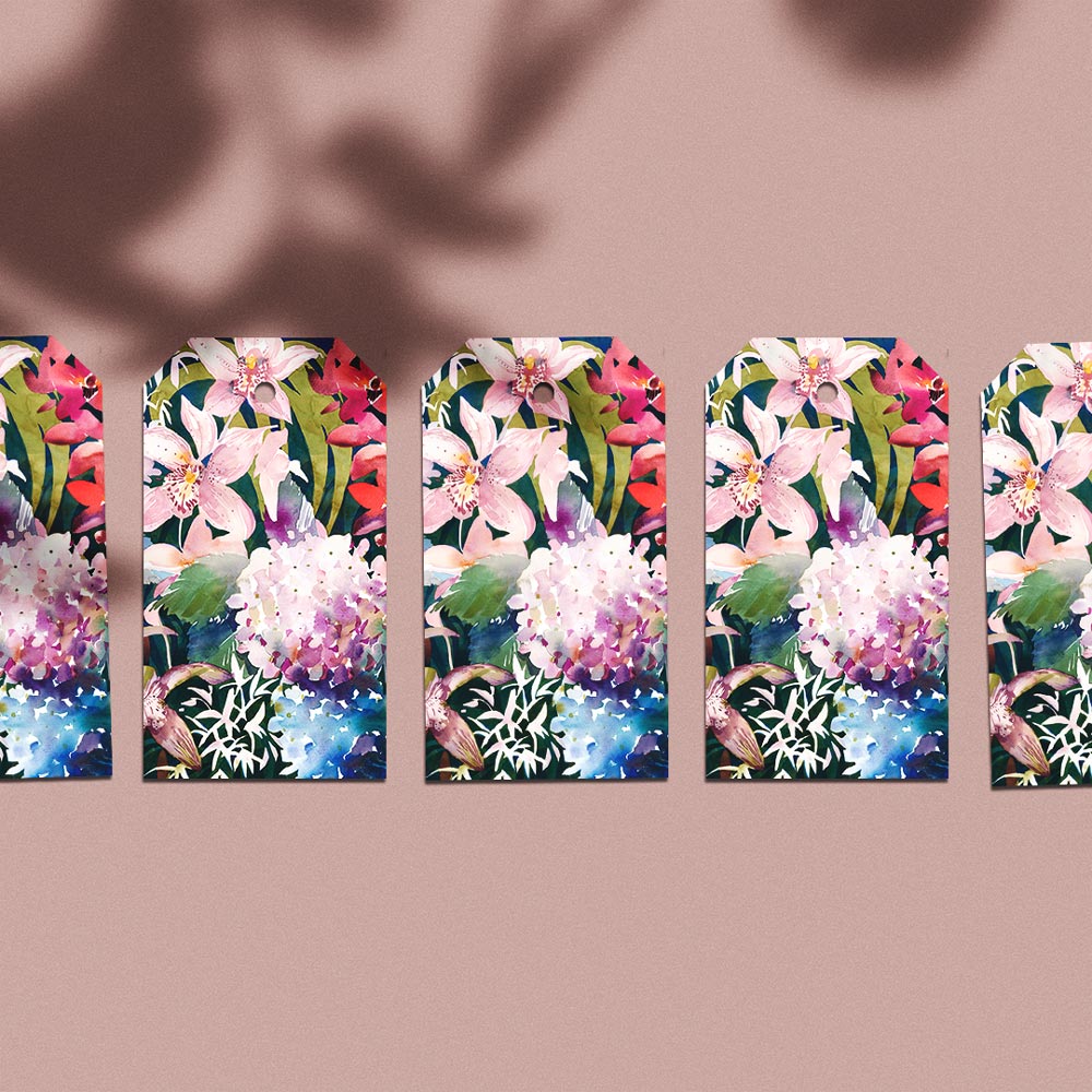 &#39;The Conservatory&#39; Gift Tag Pack of 5