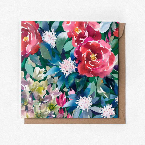 'The Winter Garden' Greeting Card