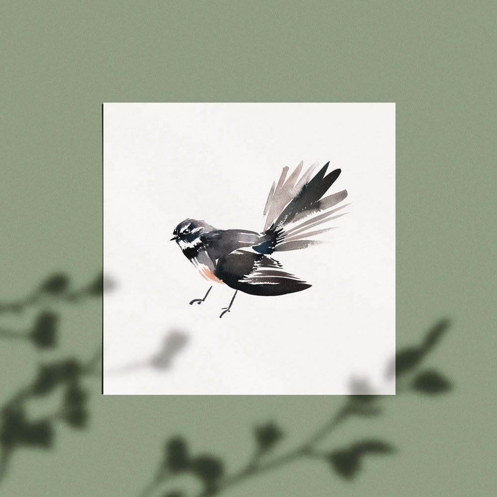 'Grey Fantail' Limited Edition Print