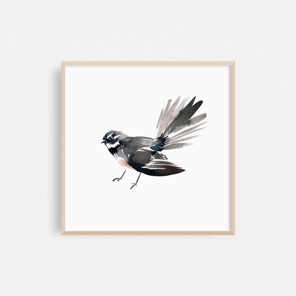 'Grey Fantail' Limited Edition Print