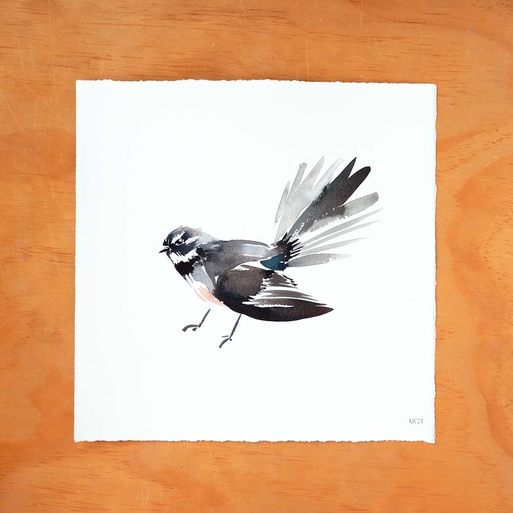 'Grey Fantail' Original Artwork