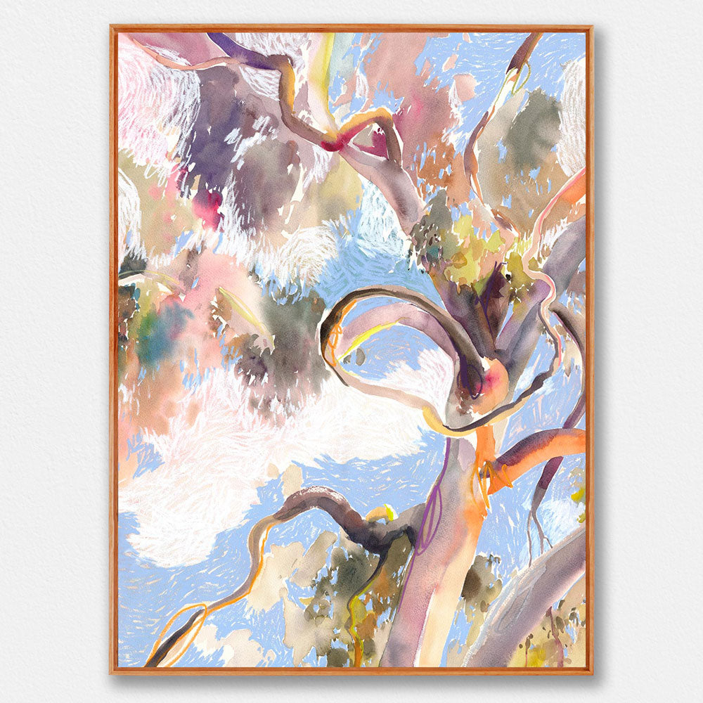 'Head in the Clouds' Framed Reproduction