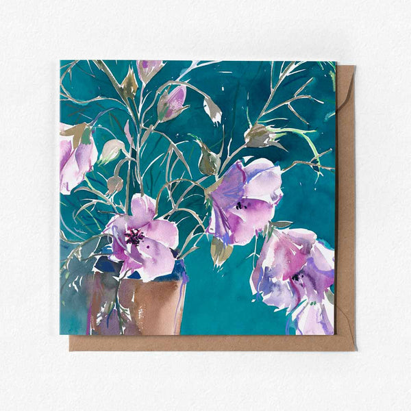 'Home Grown Hibiscus' Greeting Card
