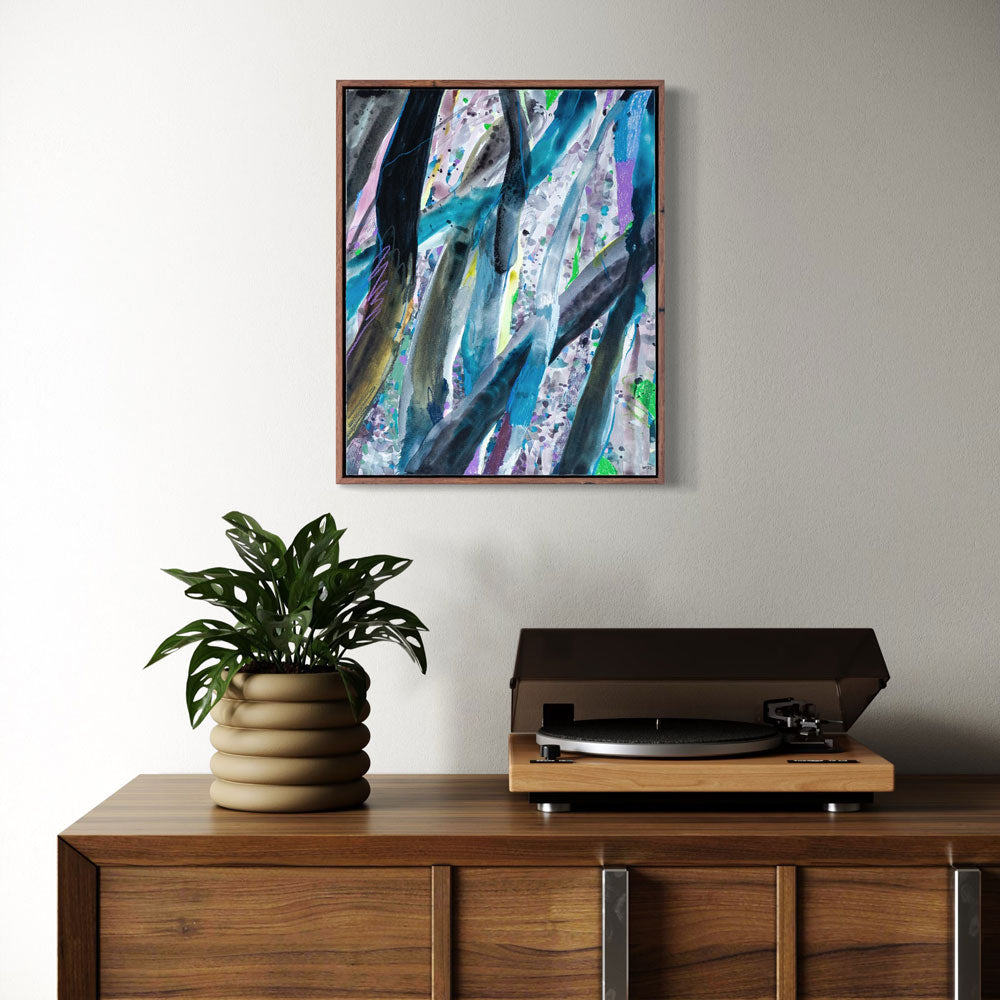 "Stark Relief" Original Framed Artwork