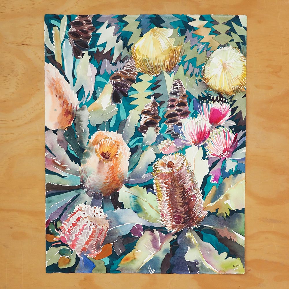 &#39;The Banksia Garden&#39; Original Artwork