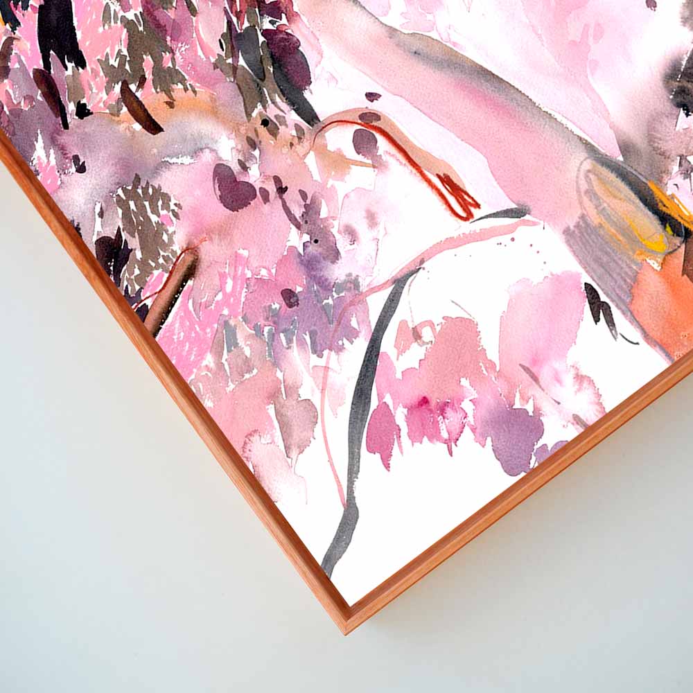 'Rose Tinted Glasses' Framed Reproduction