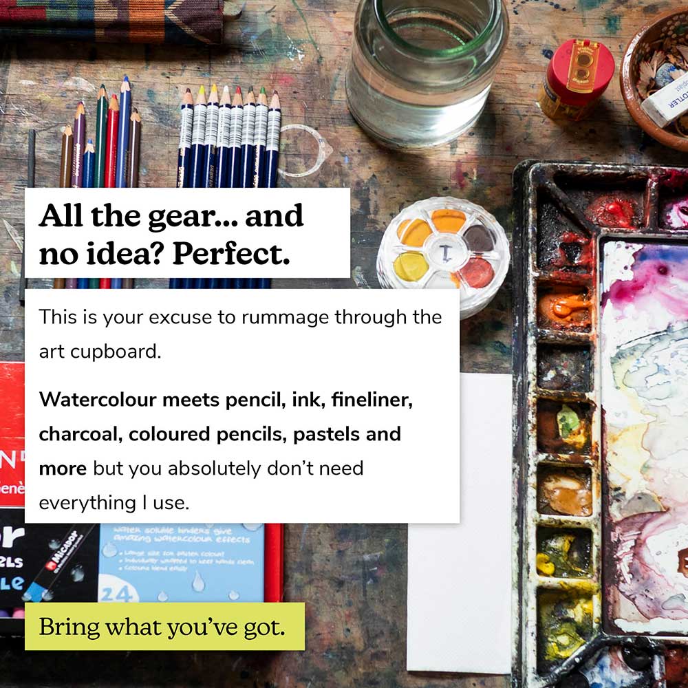Watercolour Explorations: Spring Florals in Mixed Media Online Course