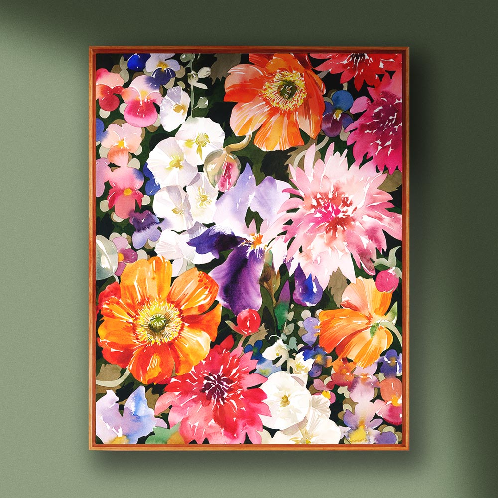 &#39;The Cottage Garden&#39; Framed Reproduction
