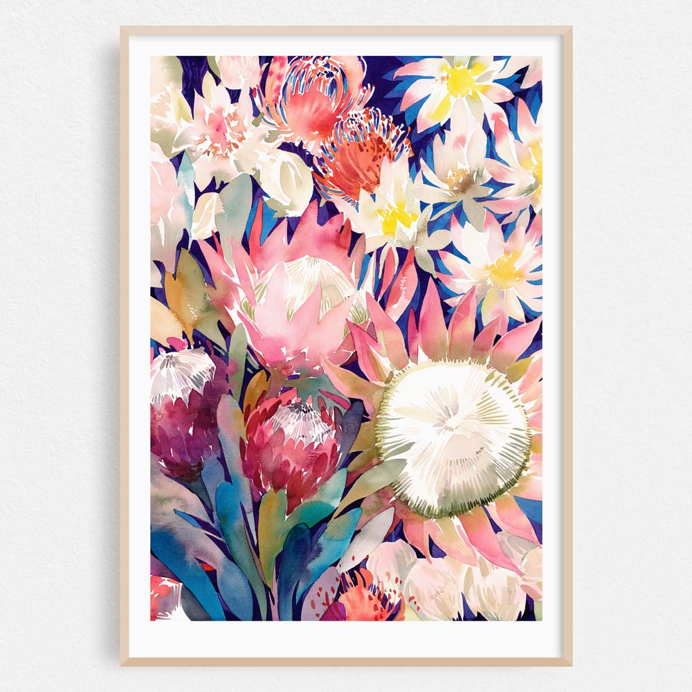 'The Protea Garden' Limited Edition Print