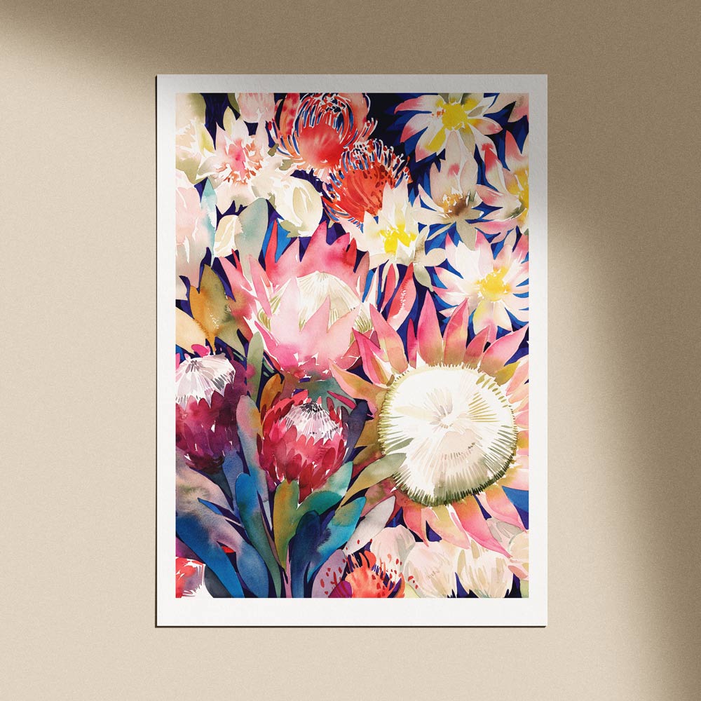 'The Protea Garden' Limited Edition Print