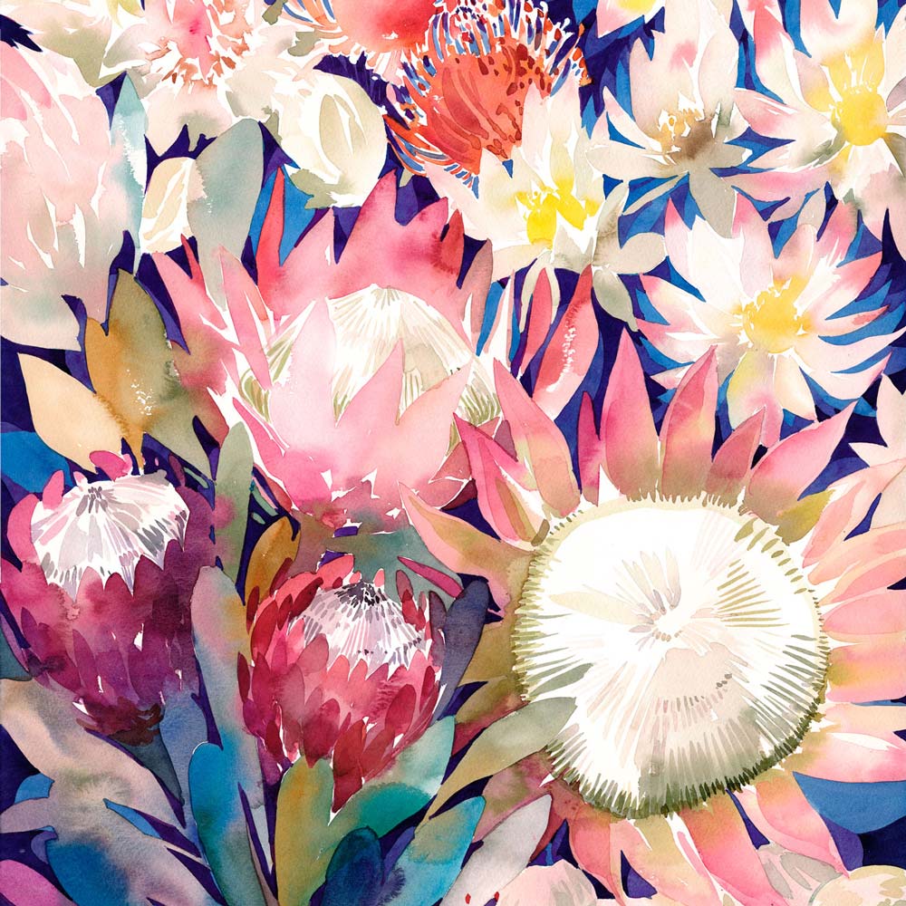 'The Protea Garden' Limited Edition Print