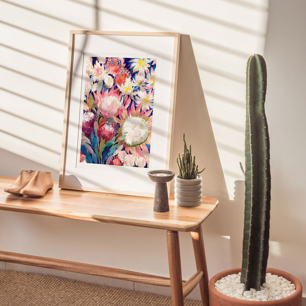 'The Protea Garden' Limited Edition Print