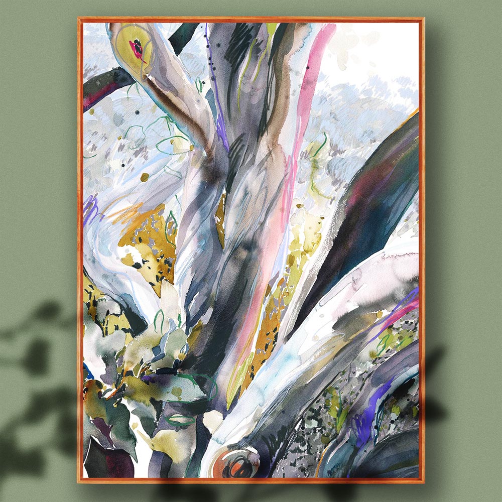 'The Shape of Self' Framed Reproduction