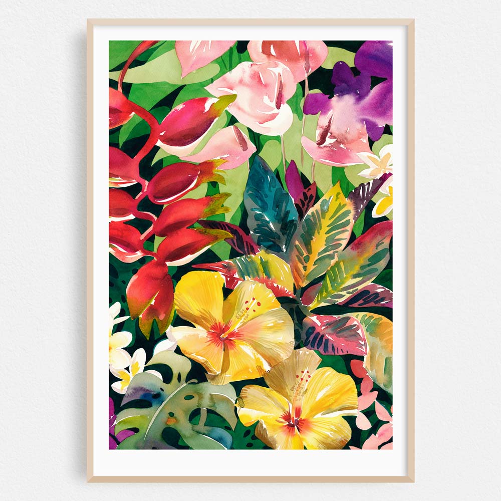 'The Tropical Garden' Limited Edition Print