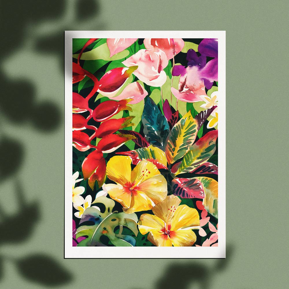 &#39;The Tropical Garden&#39; Limited Edition Print