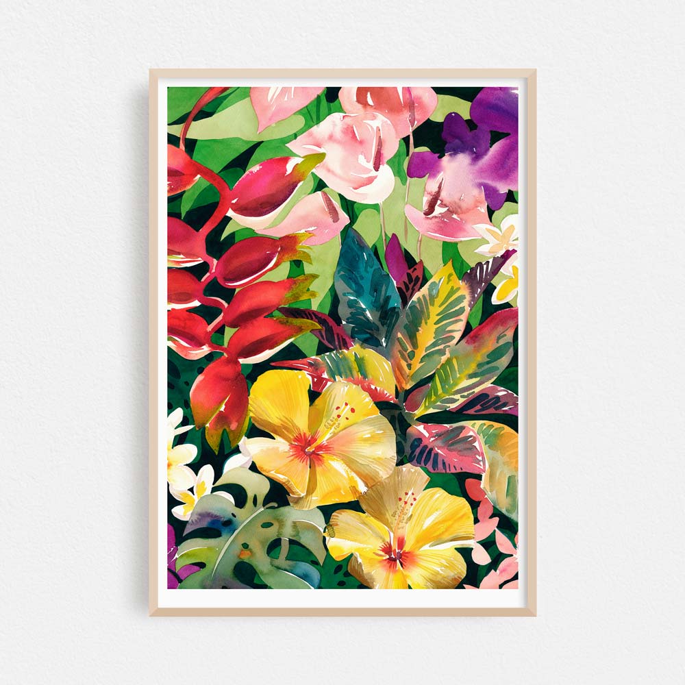 &#39;The Tropical Garden&#39; Limited Edition Print