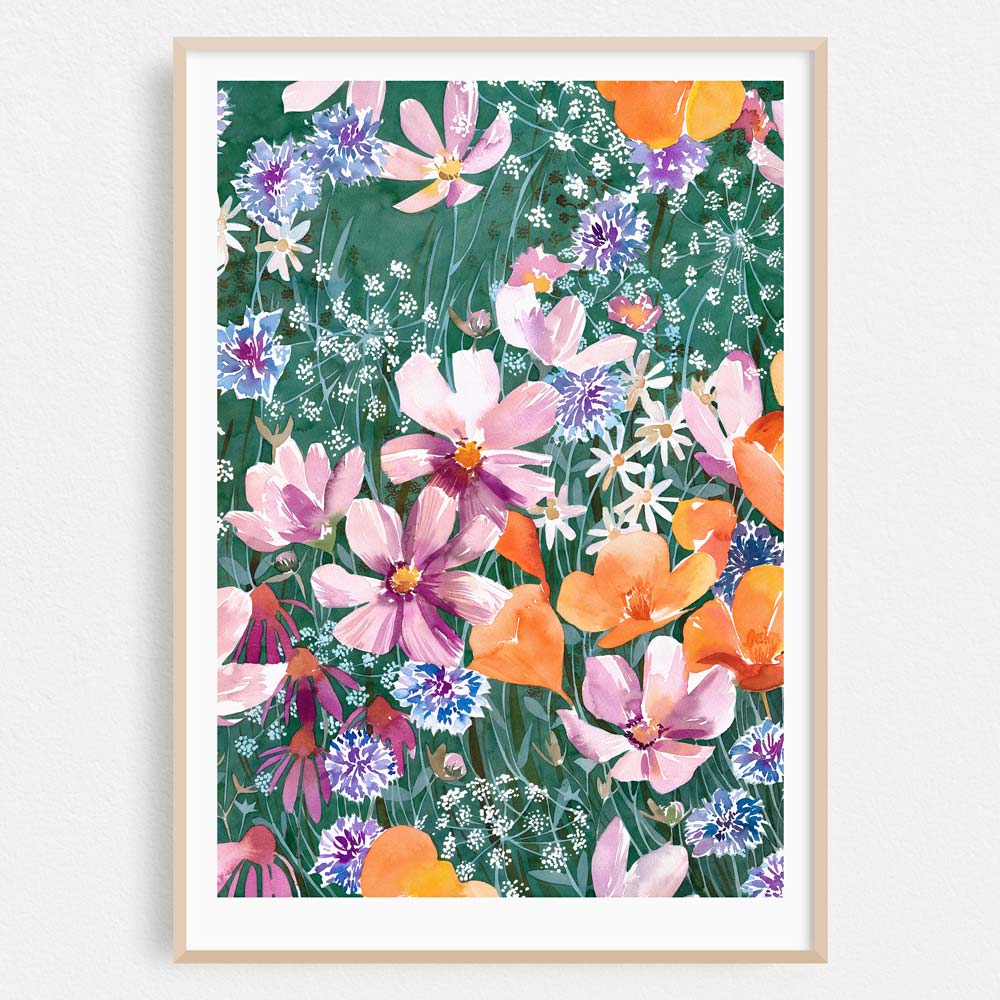 &#39;The Wildflower Meadow&#39; Limited Edition Print