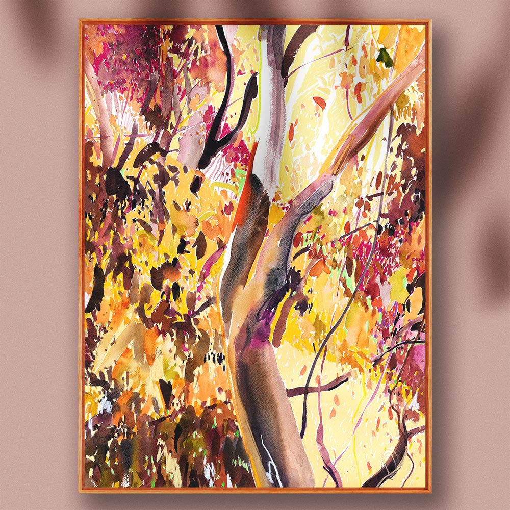 'Time is Golden' Framed Reproduction