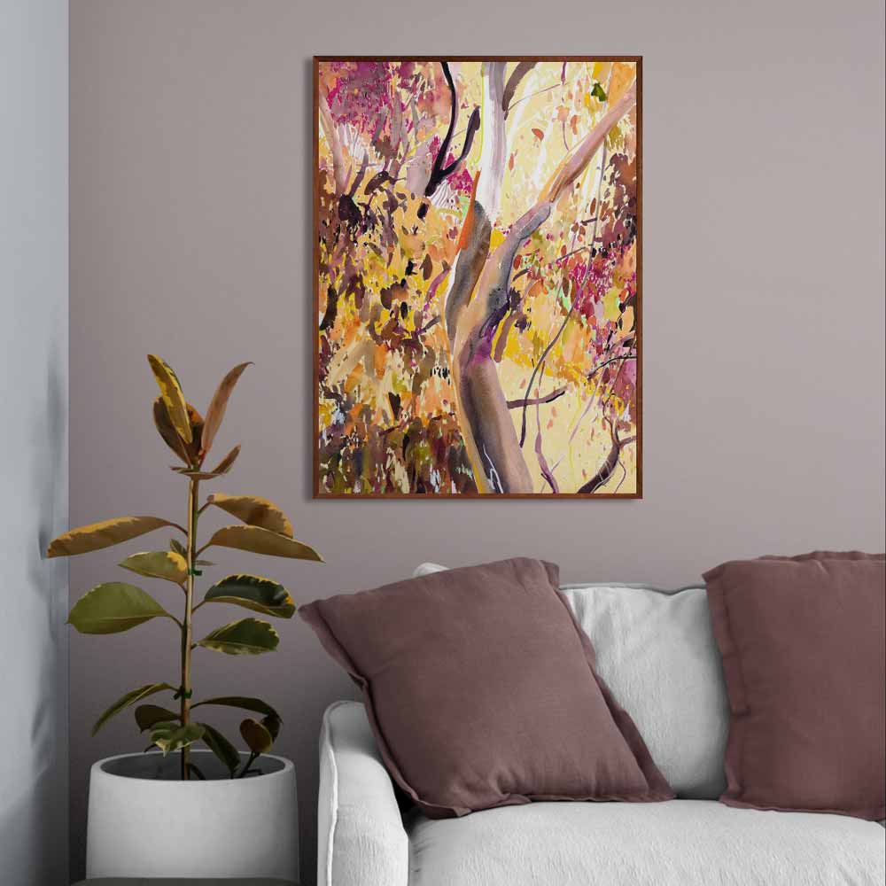 'Time is Golden' Framed Reproduction