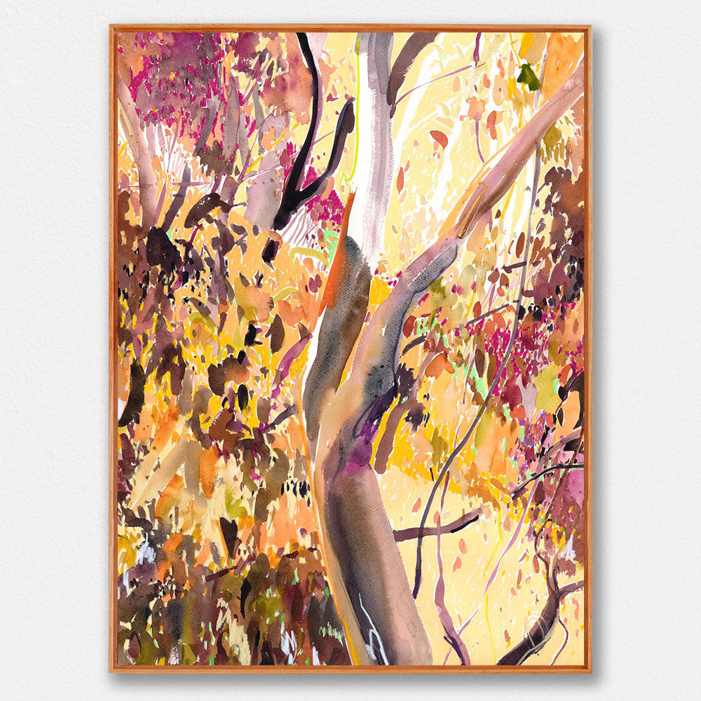 'Time is Golden' Framed Reproduction