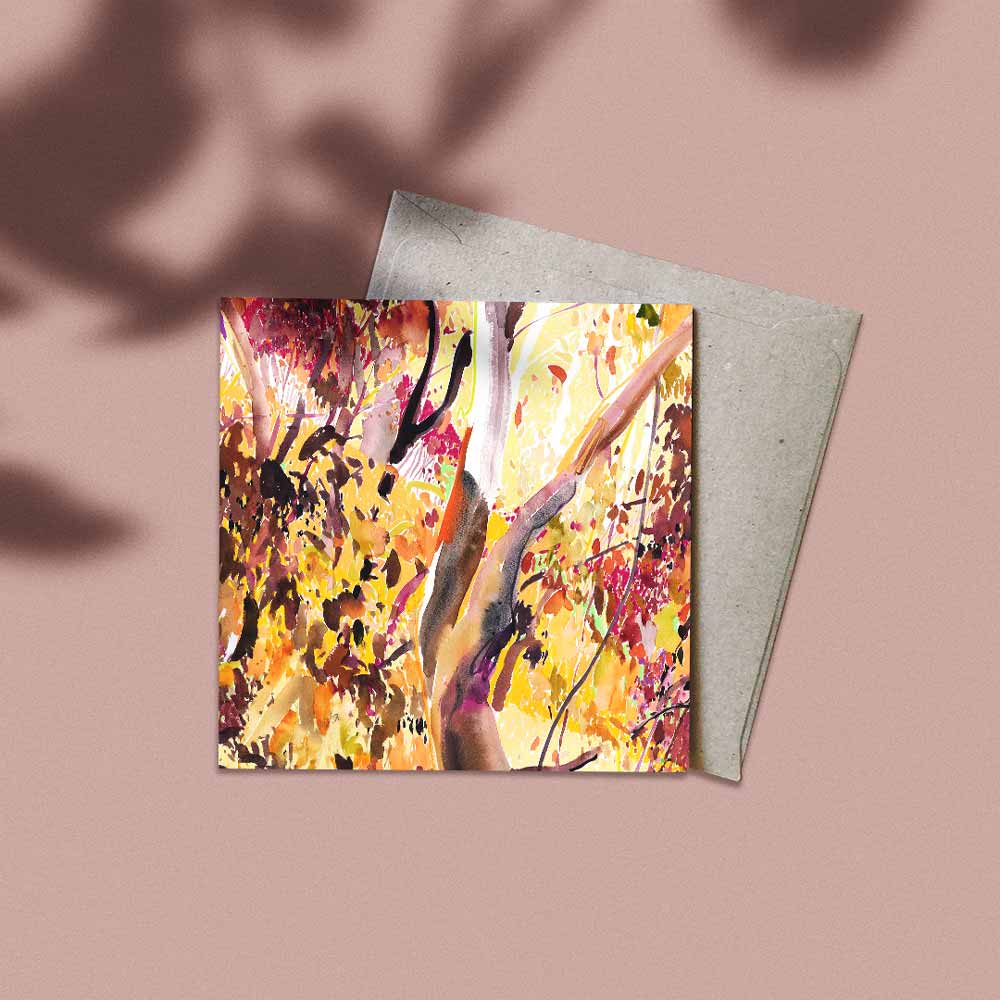 &#39;Time is Golden&#39; Greeting Card