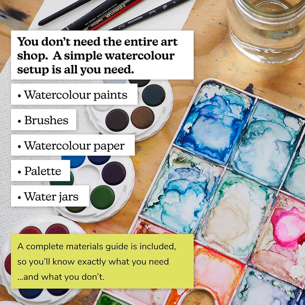 'Welcome to Watercolour' Online Course