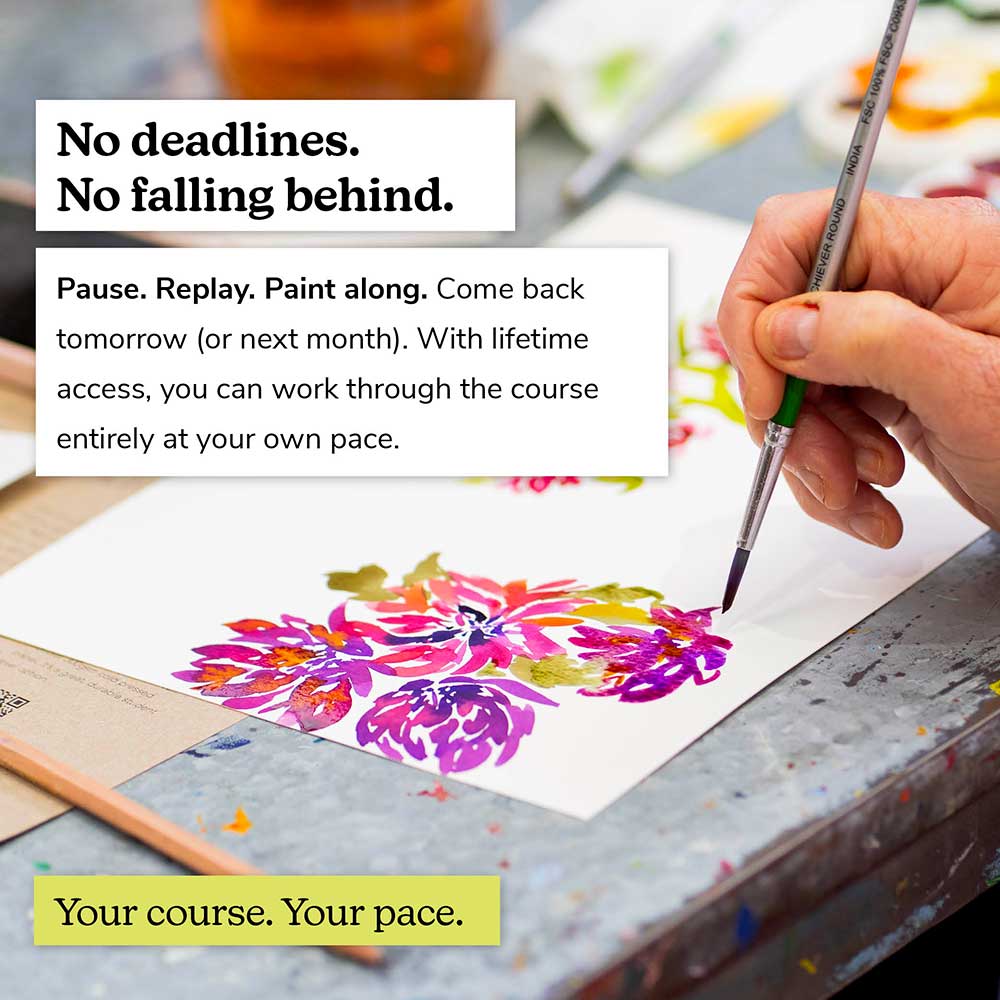 'Welcome to Watercolour' Online Course