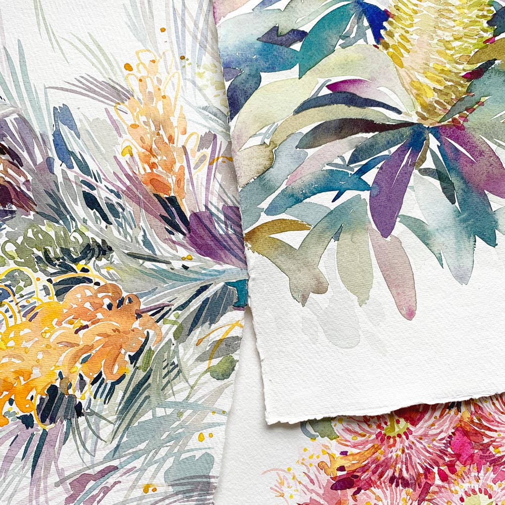 1 Day Intermediate Botanical Watercolour Workshop - Torquay