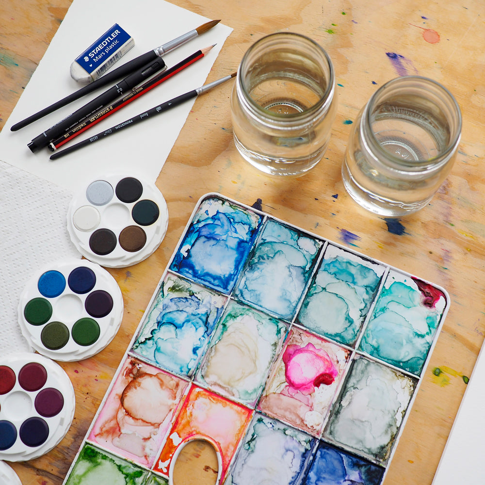 1 Day Intermediate Botanical Watercolour Workshop - Torquay