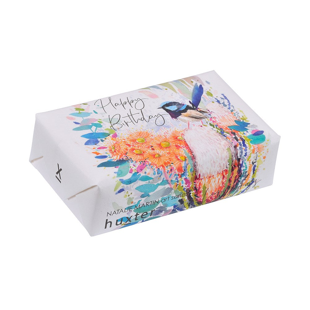 'Happy Birthday' Lemongrass Huxter Soap