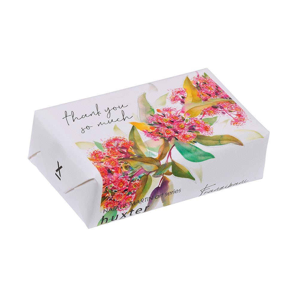 'Thank You' Frangipani Huxter Soap