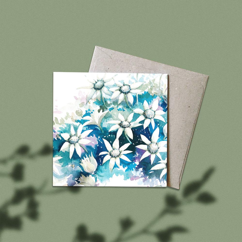 April Note Cards 'April' Greeting Card - Natalie Martin | Australian Watercolour Artist ...
